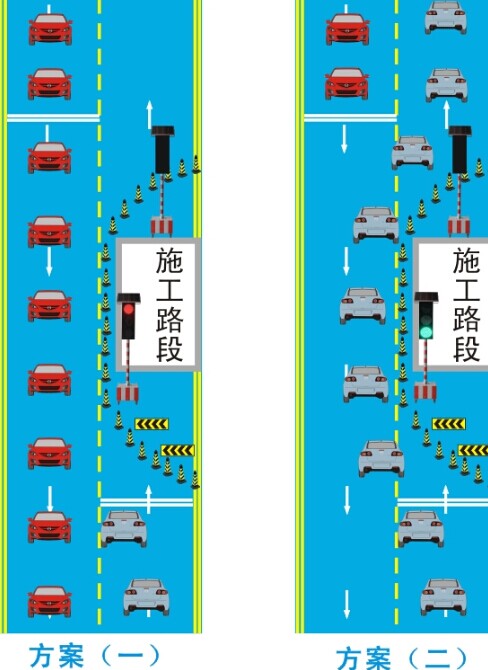 太阳能无线便携式信号灯工程示例图